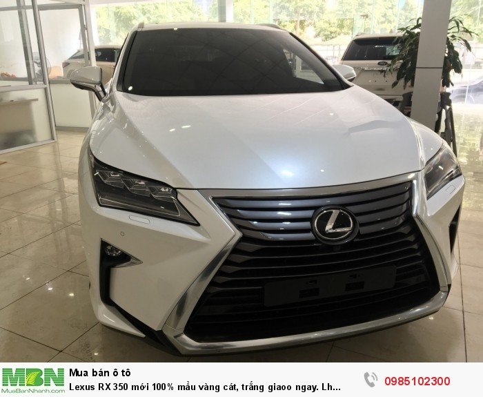 Lexus RX 350 mới 100% mầu vàng cát, trắng giaoo ngay.