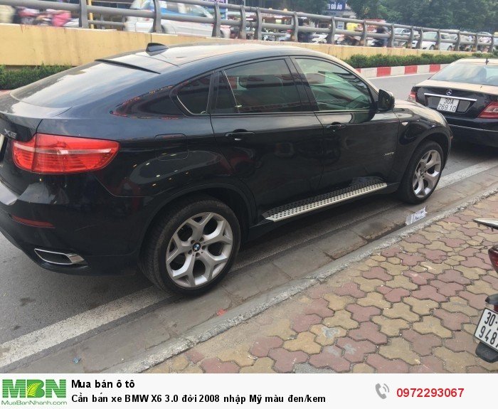 Cần bán xe BMW X6 3.0 đời 2008 nhập Mỹ màu đen/kem