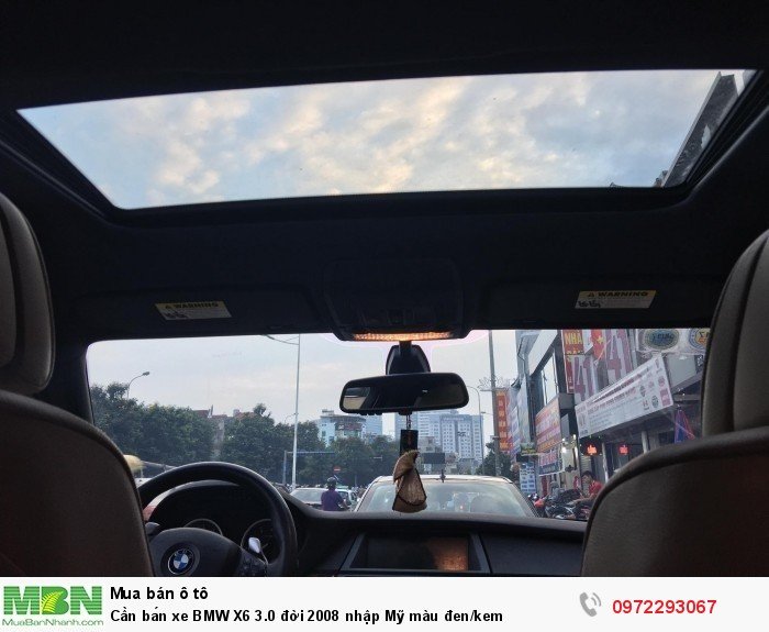 Cần bán xe BMW X6 3.0 đời 2008 nhập Mỹ màu đen/kem