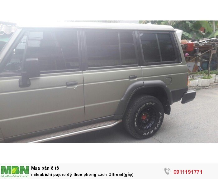 Mitsubishi Pajero độ theo phong cách Offroad(gấp)