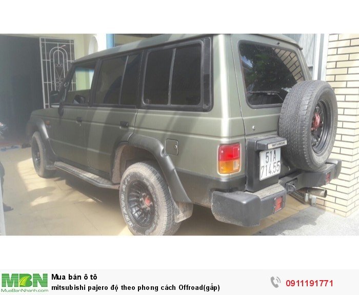 Mitsubishi Pajero độ theo phong cách Offroad(gấp)