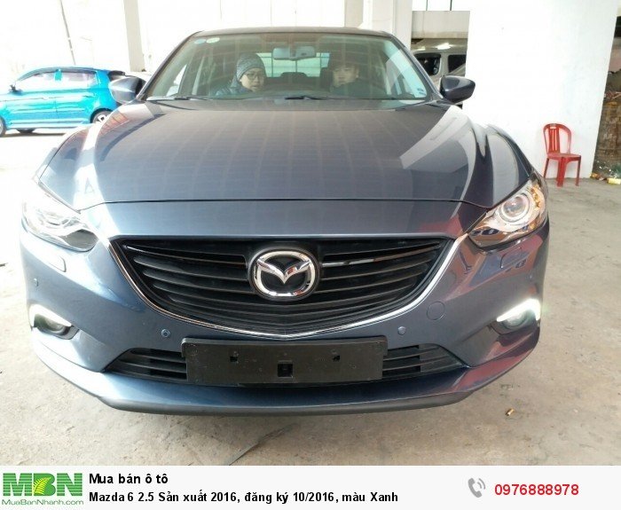 Mazda 6 2.5 Sản xuất 2016, đăng ký 10/2016, màu Xanh