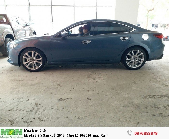 Mazda 6 2.5 Sản xuất 2016, đăng ký 10/2016, màu Xanh