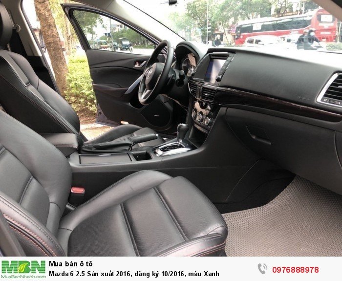 Mazda 6 2.5 Sản xuất 2016, đăng ký 10/2016, màu Xanh