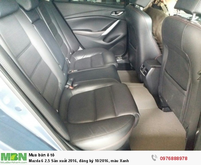 Mazda 6 2.5 Sản xuất 2016, đăng ký 10/2016, màu Xanh