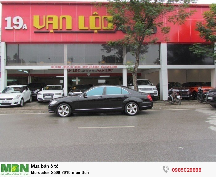 Mercedes S500 2010 màu đen