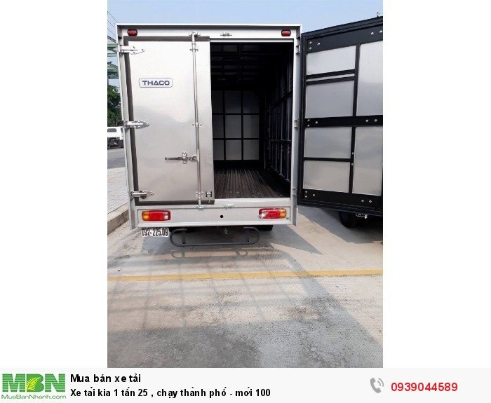 Xe tải kia 1 tấn 25 ,  chạy thành phố - mới 100