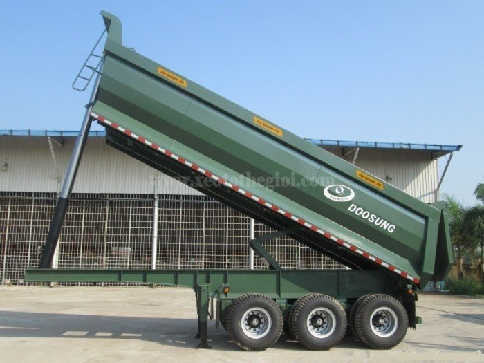 Mới về 03 SM Rơ Mooc Ben Doosung, 3 trục, 28tấn, 24m3, HyvaFC 202. TT183TR. Giao ngay
