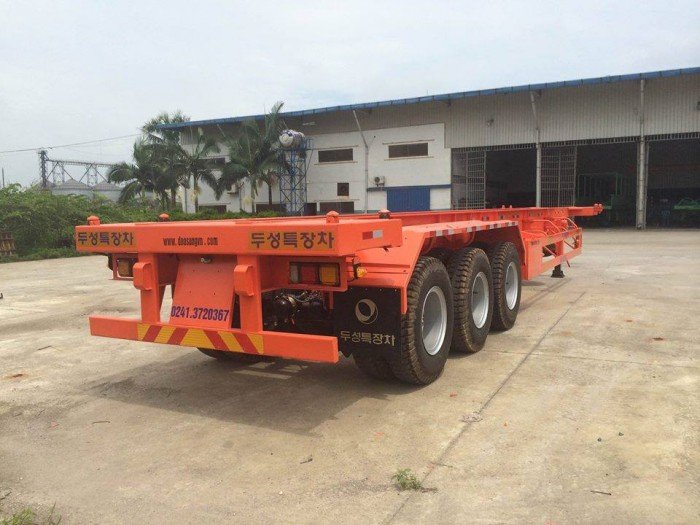 Bán Rơ mooc xương cao cấp Doosung 3trục, 45feet, 31Tấn- giao ngay