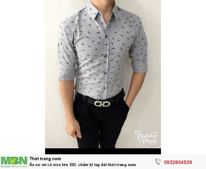 Áo Sơ Mi Có Size Lớn Xxl Chấm Bi Tay Dài Thời Trang Nam Mới 100%, Giá:  230.000Đ, Gọi: 0932 804 539, Quận Bình Tân - Hồ Chí Minh, Id-1Ce61000
