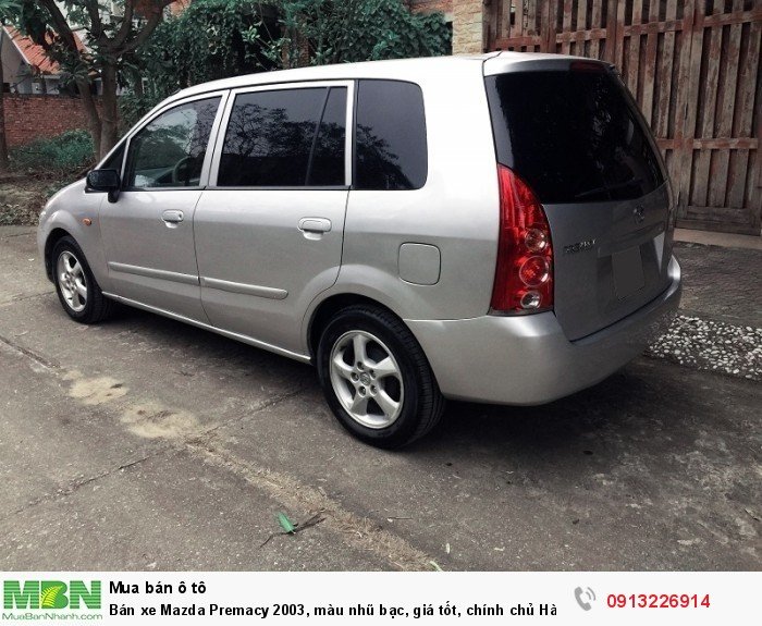 Bán xe Mazda Premacy 2003, màu nhũ bạc, giá tốt, chính chủ Hà Nội