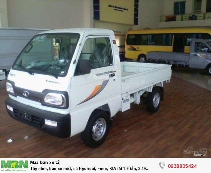 Tây ninh, bán xe mới, cũ Hyundai, Fuso, KIA tải 1,9 tấn, 3,49 tấn, 5 tấn , 7 tấn, 10 tấn, 16 tấn hỗ trợ trả góp 75%
