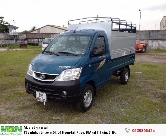 Tây ninh, bán xe mới, cũ Hyundai, Fuso, KIA tải 1,9 tấn, 3,49 tấn, 5 tấn , 7 tấn, 10 tấn, 16 tấn hỗ trợ trả góp 75%