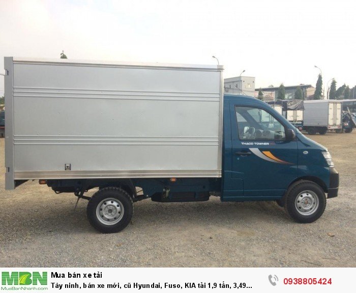Tây ninh, bán xe mới, cũ Hyundai, Fuso, KIA tải 1,9 tấn, 3,49 tấn, 5 tấn , 7 tấn, 10 tấn, 16 tấn hỗ trợ trả góp 75%