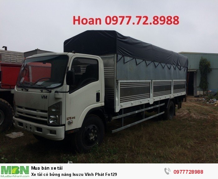 Xe tải có bửng nâng Isuzu Vĩnh Phát Fn129