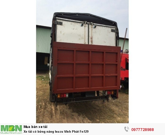 Xe tải có bửng nâng Isuzu Vĩnh Phát Fn129