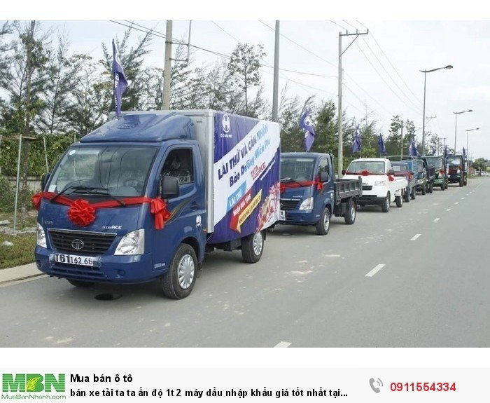 Bán xe tải ta ta ấn độ 1t 2 máy dầu  nhập khẩu giá tốt nhất tại bình dương