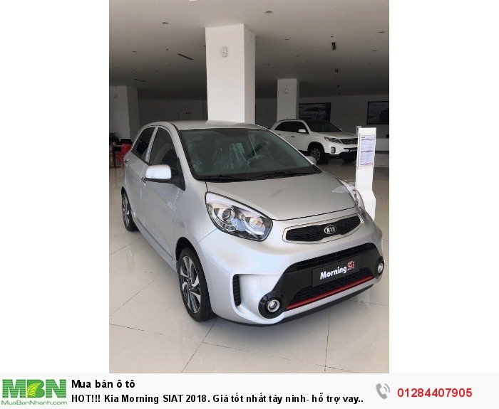 HOT!!! Kia Morning SIAT 2018. Giá tốt nhất tây ninh- hỗ trợ vay 80%.