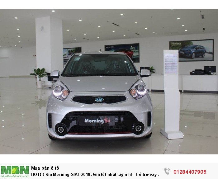 HOT!!! Kia Morning SIAT 2018. Giá tốt nhất tây ninh- hỗ trợ vay 80%.