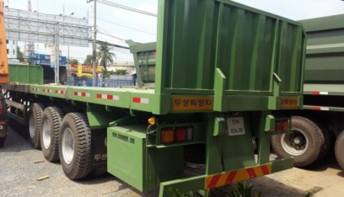 TT185TR. Giao ngay SMRM sàn rút dài 14-21m,32tấn chở thép ống. Hiệu Doosung2017.