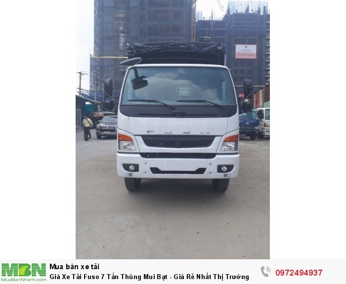 Giá Xe Tải Fuso 7 Tấn Thùng Mui Bạt - Giá Rẻ Nhất Thị Trường