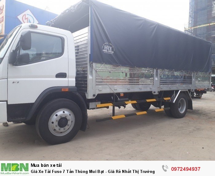 Giá Xe Tải Fuso 7 Tấn Thùng Mui Bạt - Giá Rẻ Nhất Thị Trường