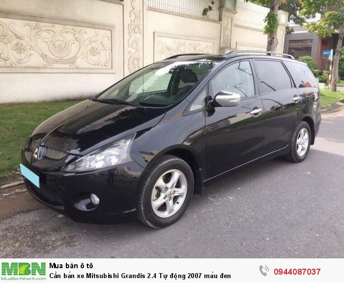 Cần bán xe Mitsubishi Grandis 2.4 Tự động 2007 màu đen
