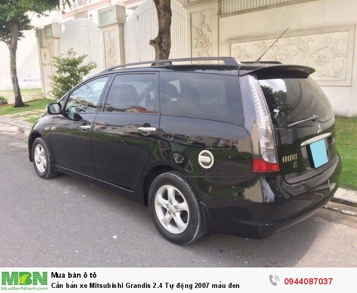 Cần bán xe Mitsubishi Grandis 2.4 Tự động 2007 màu đen