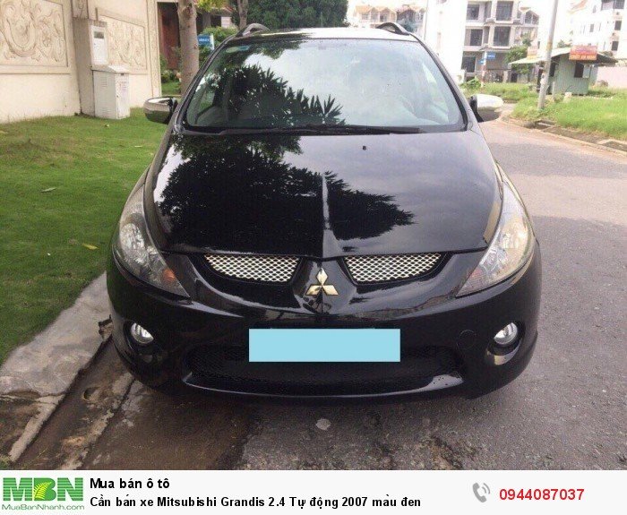 Cần bán xe Mitsubishi Grandis 2.4 Tự động 2007 màu đen