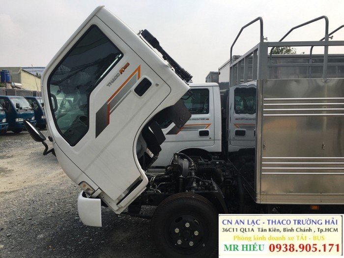 Xe Tải Kia Trường Hải 2.4 Tấn Thùng Mui Bạt, Thùng Kín, Thùng Lửng