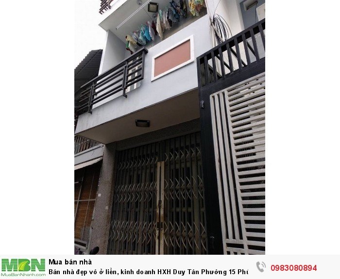 Bán nhà đẹp vô ở liền, kinh doanh HXH Duy Tân Phường 15 Phú Nhuận.