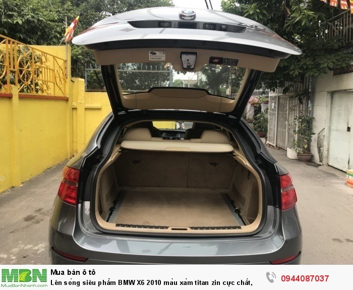 Lên sóng siêu phẩm BMW X6 2010 màu xám titan zin cực chất,