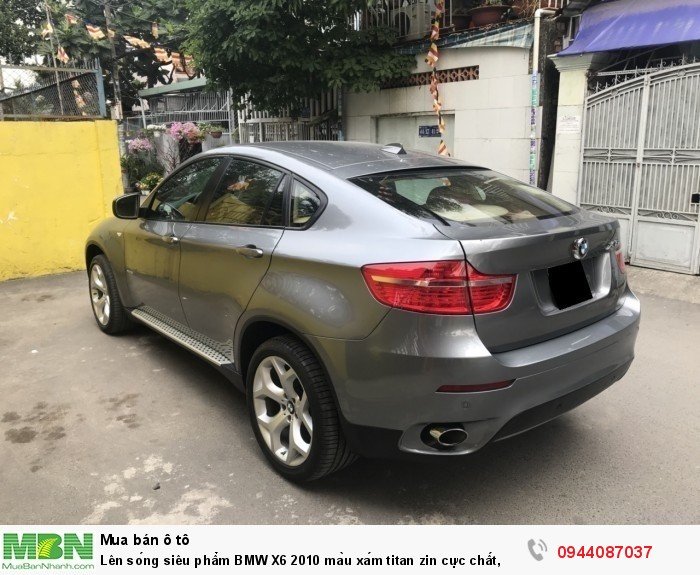 Lên sóng siêu phẩm BMW X6 2010 màu xám titan zin cực chất,