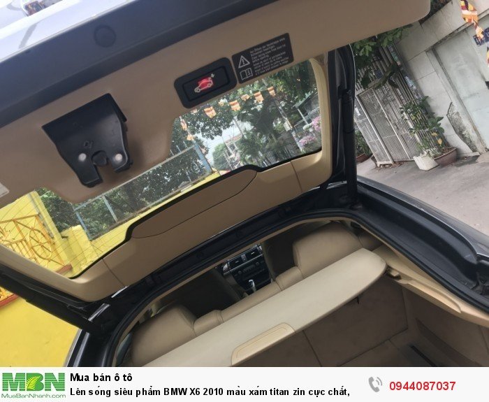 Lên sóng siêu phẩm BMW X6 2010 màu xám titan zin cực chất,