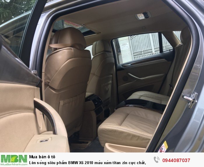 Lên sóng siêu phẩm BMW X6 2010 màu xám titan zin cực chất,