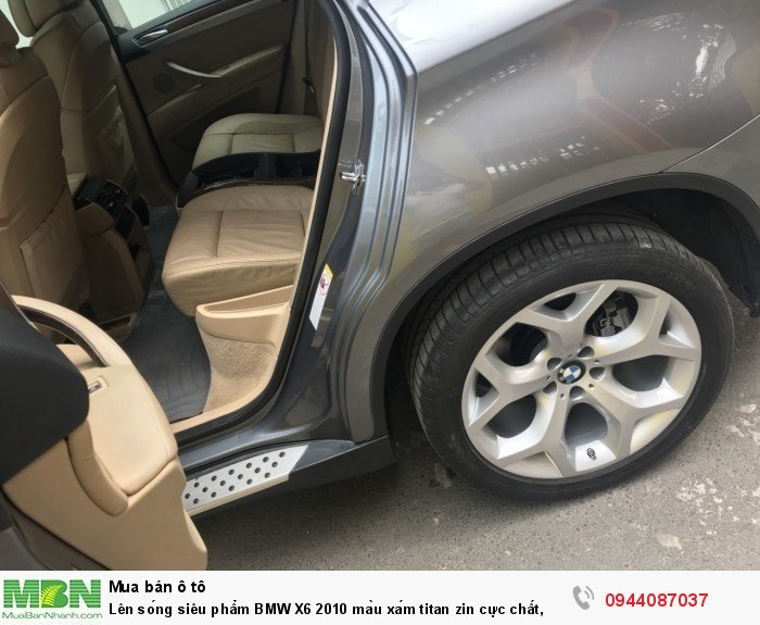 Lên sóng siêu phẩm BMW X6 2010 màu xám titan zin cực chất,