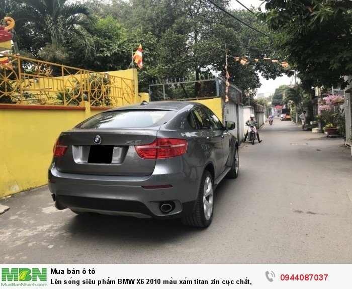 Lên sóng siêu phẩm BMW X6 2010 màu xám titan zin cực chất,
