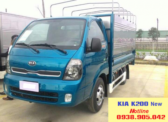 Xe tải KIA K200 thùng lửng / mui bạt / thùng kín / tải trọng 1,9 tấn đời 2018 linh kiện nhập 3 cục Hàn Quốc