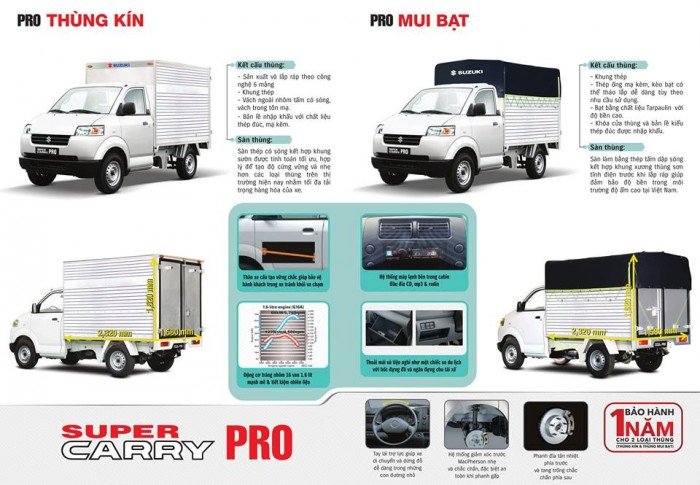 Xe tải SUZUKI CARRY PRO