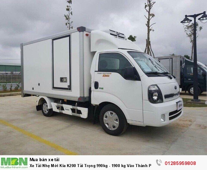 Xe Tải Nhẹ Mới Kia K200 Tải Trọng 990kg - 1900 kg Vào Thành Phố