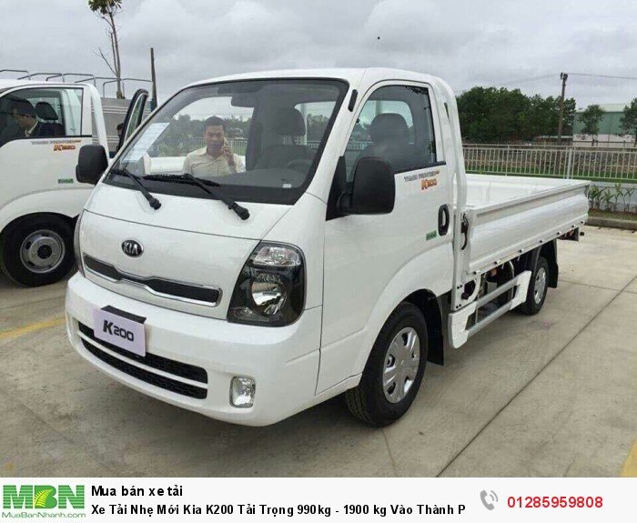 Xe Tải Nhẹ Mới Kia K200 Tải Trọng 990kg - 1900 kg Vào Thành Phố