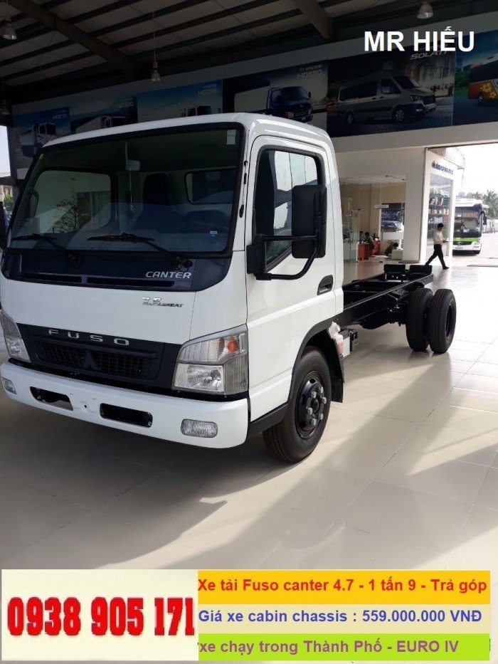 Bán xe tải Fuso Canter 4.7 ; Fuso Canter 6.5 mới 2018 thaco Trường Hải giá tốt nhất