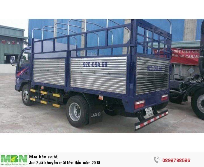 Jac 2.4t khuyến mãi lớn đầu năm 2018