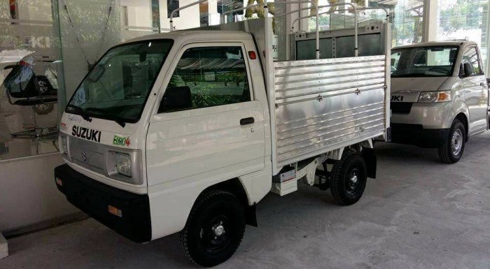 Bán ô tô Suzuki Super Carry Truck thùng mui bạt đời 2017 giá khuyến mãi Tết 2018