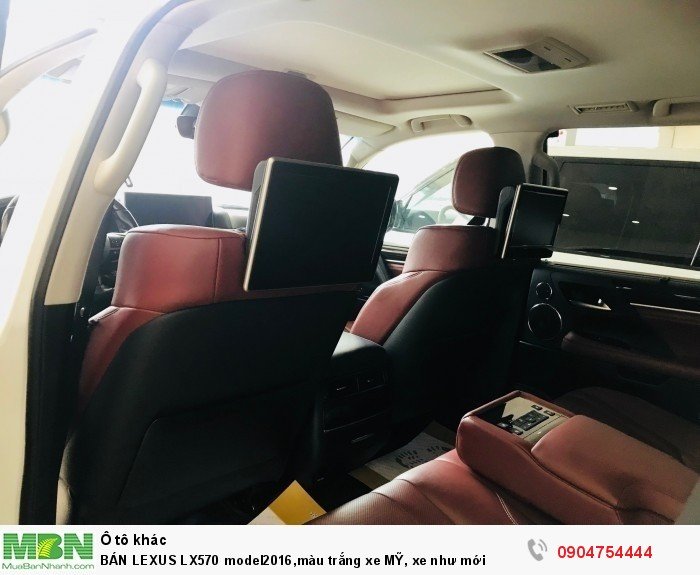 BÁN LEXUS LX570 model2016,màu trắng xe MỸ, xe như mới