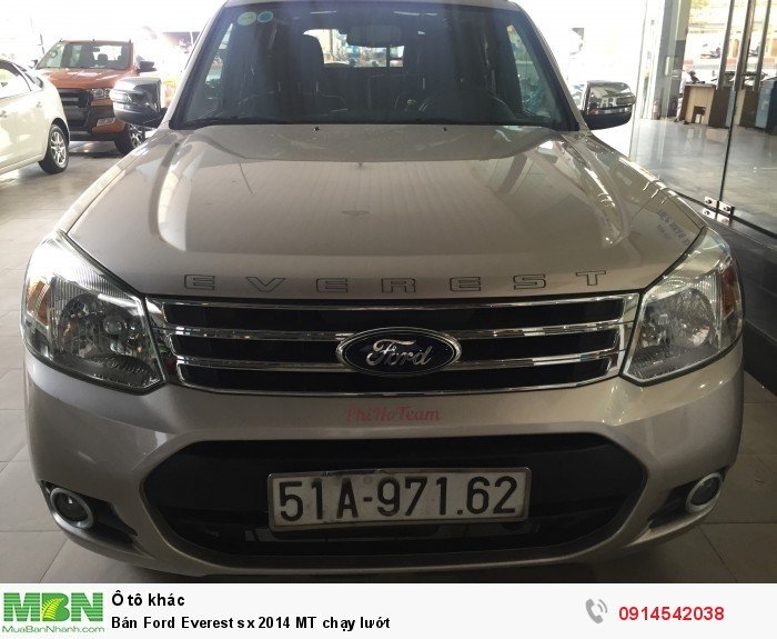 Bán Ford Everest sx 2014 MT chạy lướt