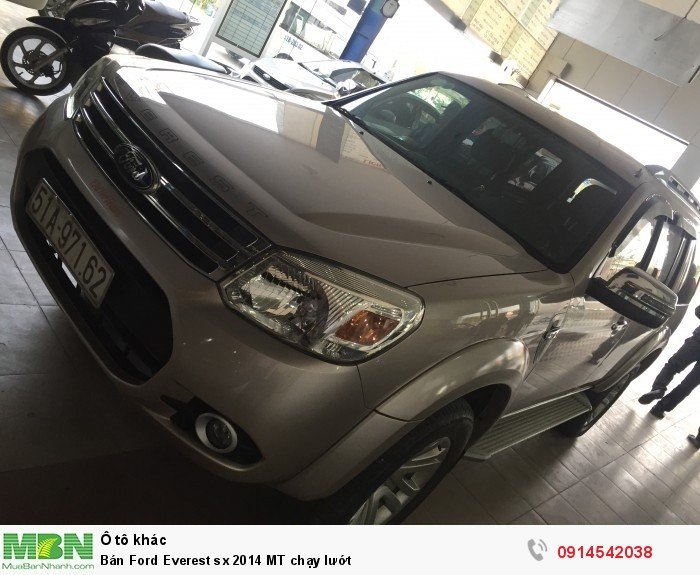 Bán Ford Everest sx 2014 MT chạy lướt
