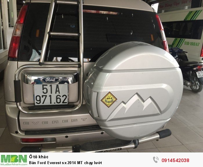 Bán Ford Everest sx 2014 MT chạy lướt