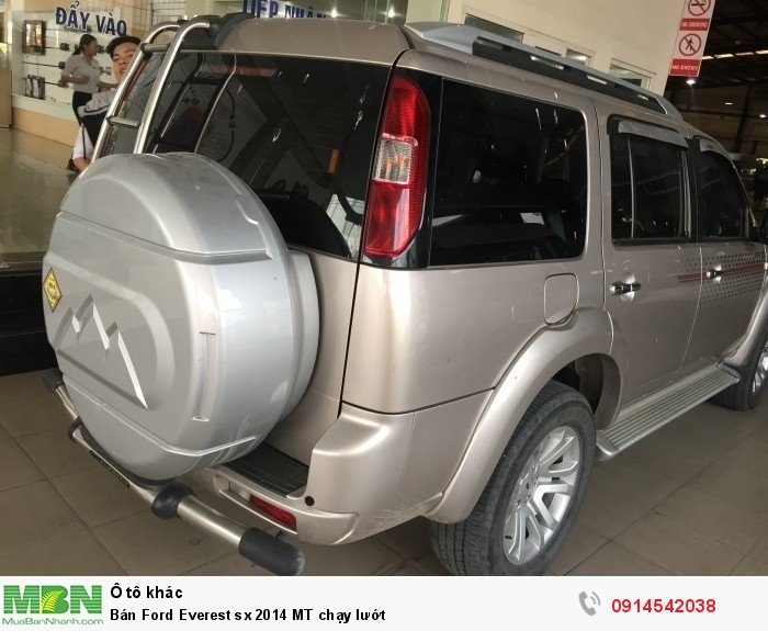 Bán Ford Everest sx 2014 MT chạy lướt