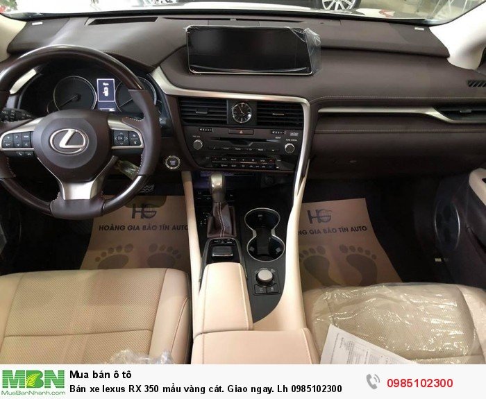 Bán xe lexus RX 350 mầu vàng cát. Giao ngay.